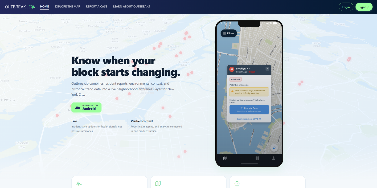 Homepage hero visual